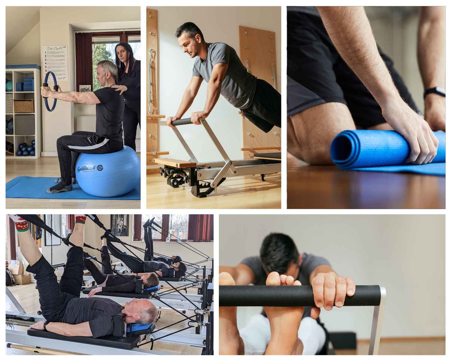 men doing Pilates