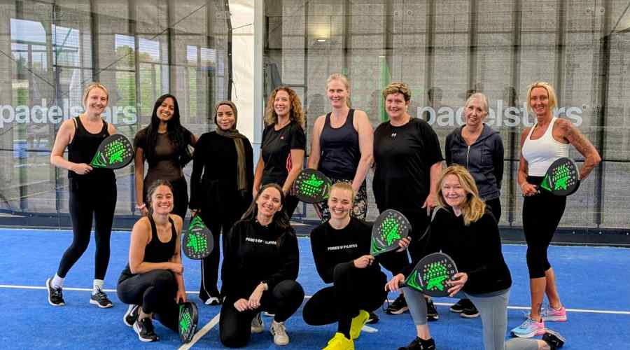 Pilates and Padel event at PadelStars Bracknell with Power of Pilates